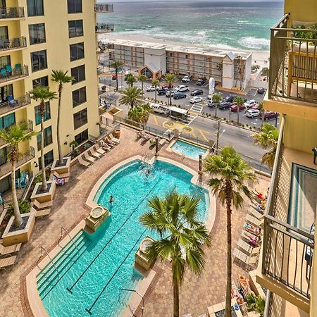 Chic Panama City Beach Condo With Pool And Gulf Views Kültér fotó