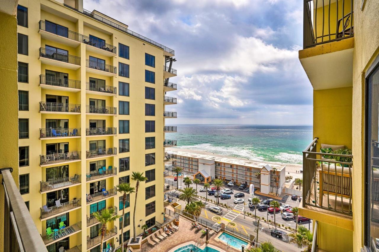 Chic Panama City Beach Condo With Pool And Gulf Views Kültér fotó