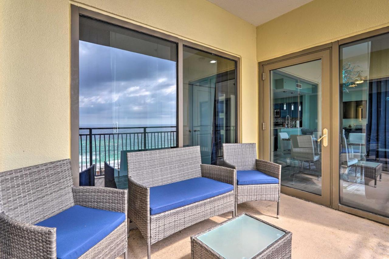 Chic Panama City Beach Condo With Pool And Gulf Views Kültér fotó